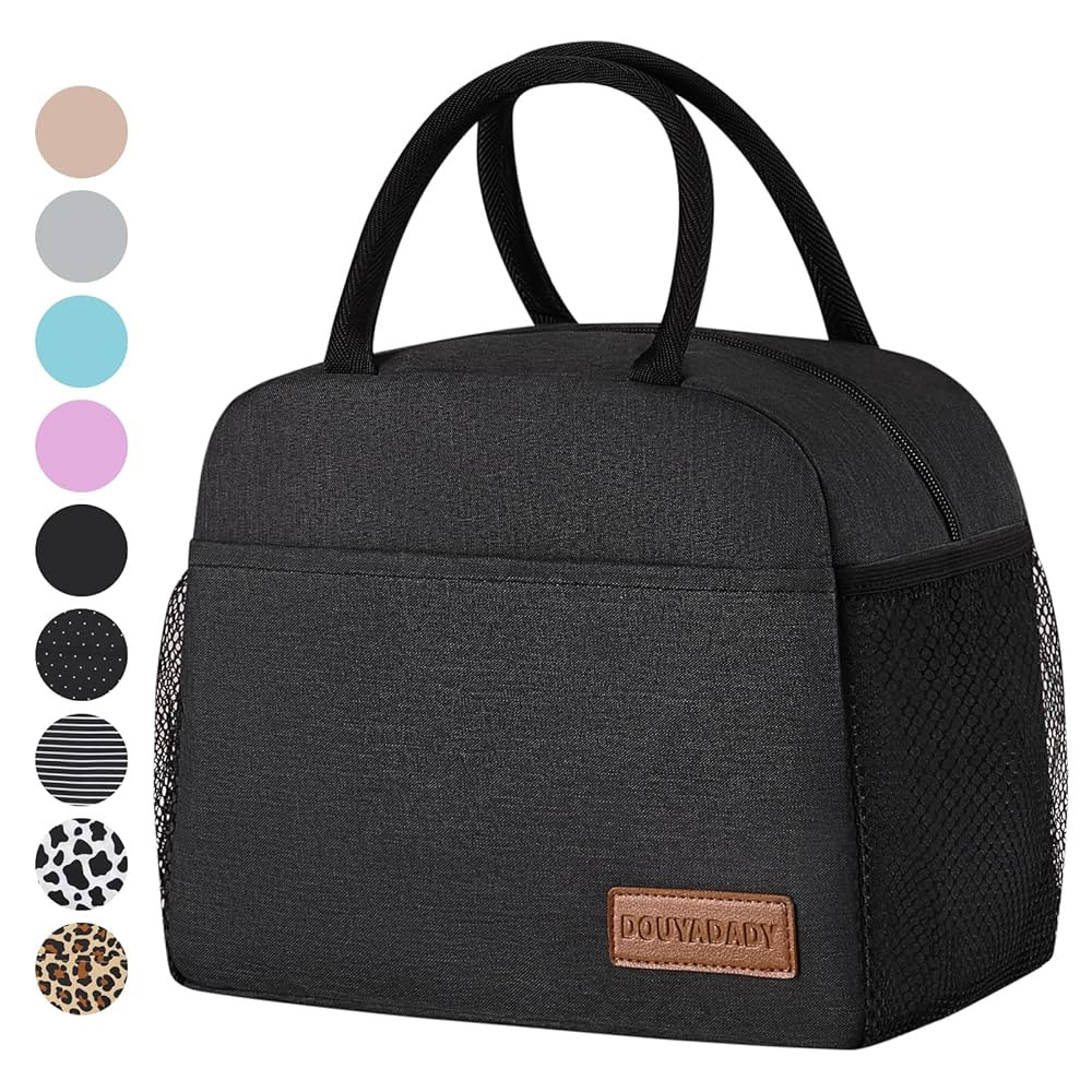 Lunch Bag Women/Men Lunch Box Women/Men (black) | Amazon (US)