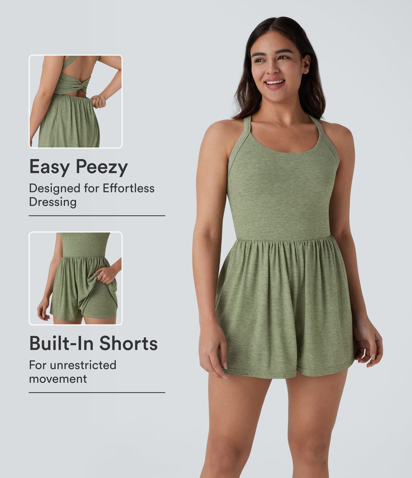 Women\u2019s Pocket 2-in-1 Romper-Easy Peezy Edition - Halara | HALARA