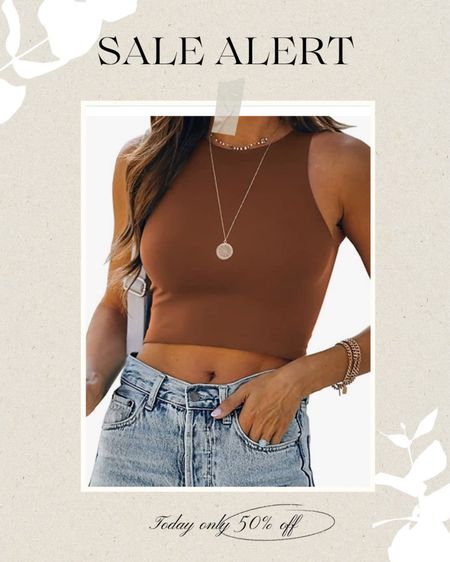 Amazon comfy basic essentials cropped tank, closet essentials, amazon staples, amazon must have, amazon spring tops

#LTKSale