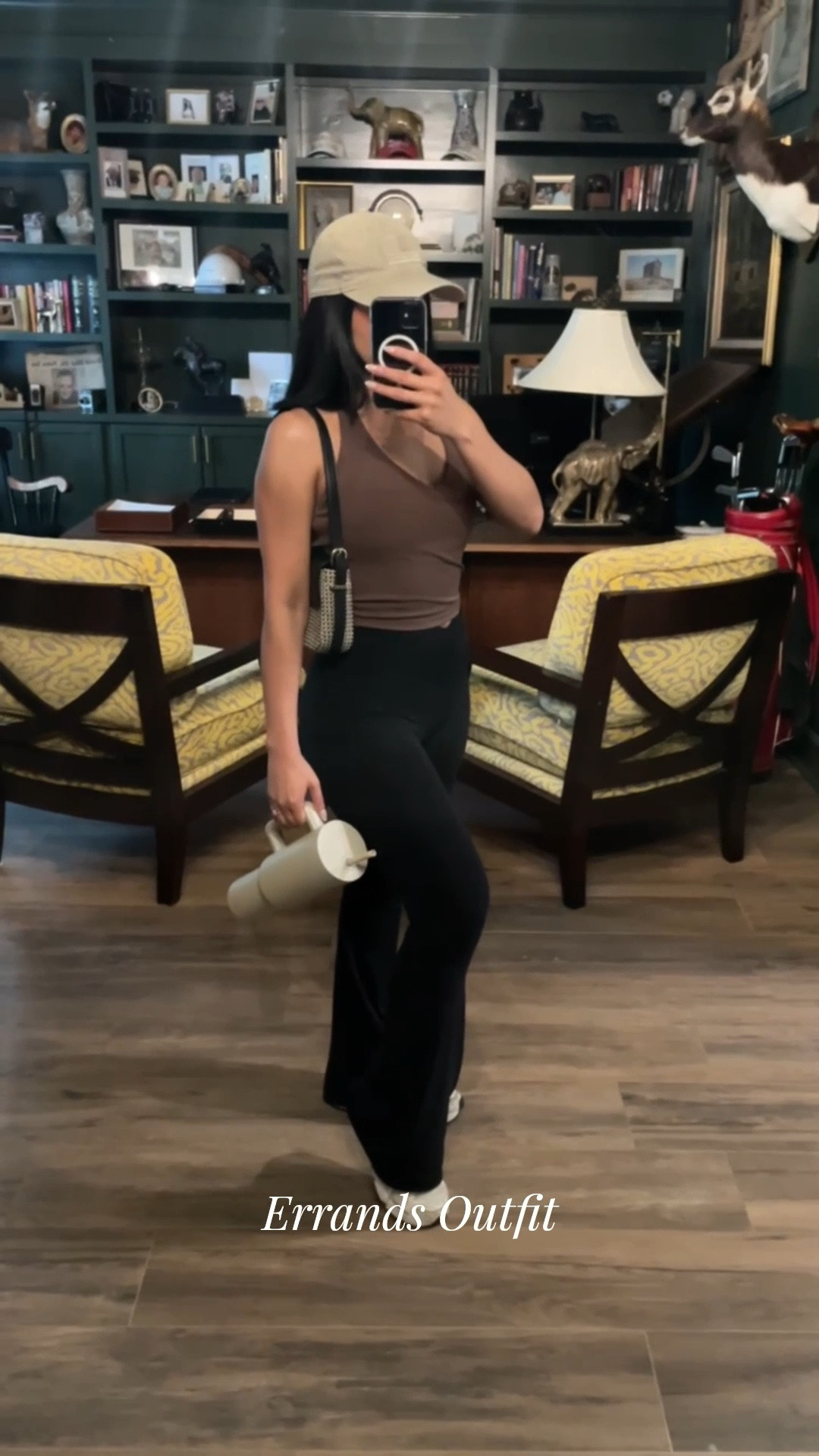 Aerie Crossover flared leggings + Amazon Halter Top + neutral tumbler. 

#crossoverleggings #aerieleggings #amazonfinds #neutraloutfit #errandsoutfit #everydaystyle #oldmoneyaesthetic #tumblerwithhandle #LTKtopfinds

#LTKFindsUnder50 #LTKActive #LTKTravel