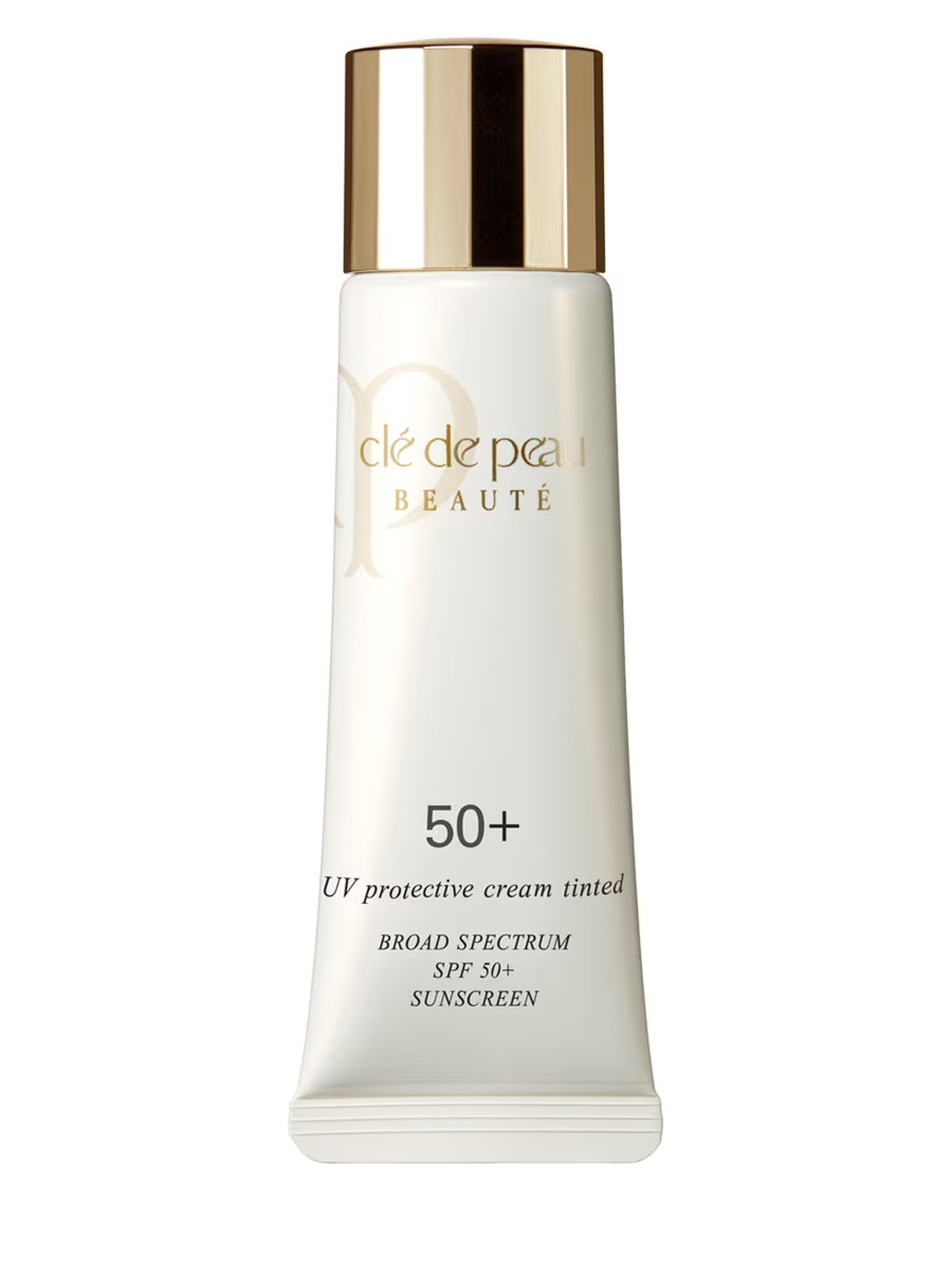 Shop Clé de Peau Beauté UV Protective Cream Tinted SPF 50+ | Saks Fifth Avenue | Saks Fifth Avenue