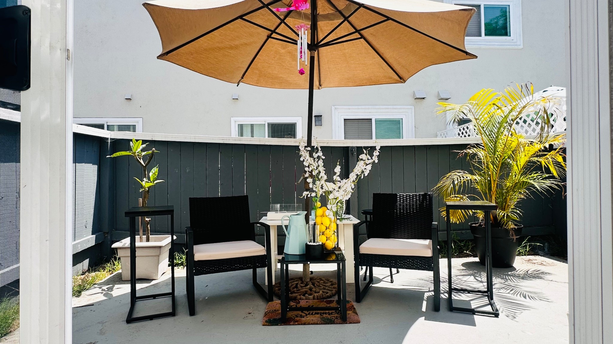 Setting up this 3 piece patio set was super easy to do! Now the back yard is ready for summer! 🌴🌻🍋🍹#summer #patio #exterior

#LTKHome #LTKSummerEdit #LTKStyleTip