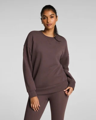 SPANX® BoostUp Cotton Fleece Crewneck Tunic | Spanx