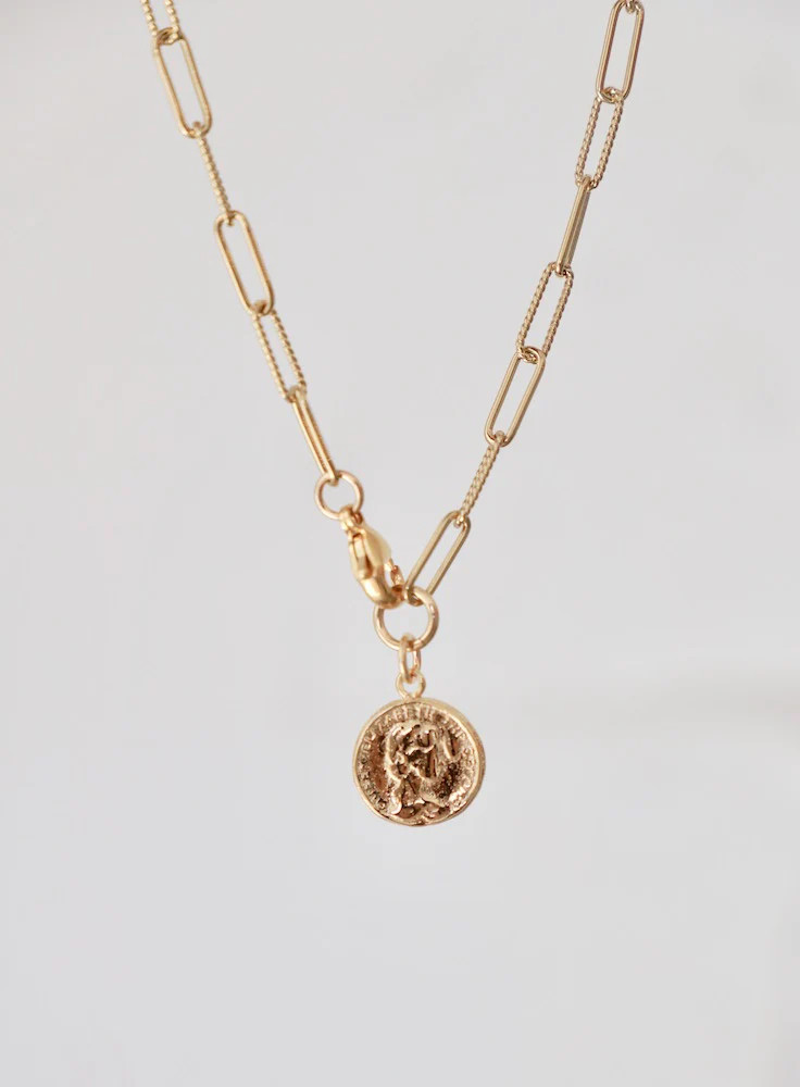 LORA COIN NECKLACE | Katie Waltman Jewelry