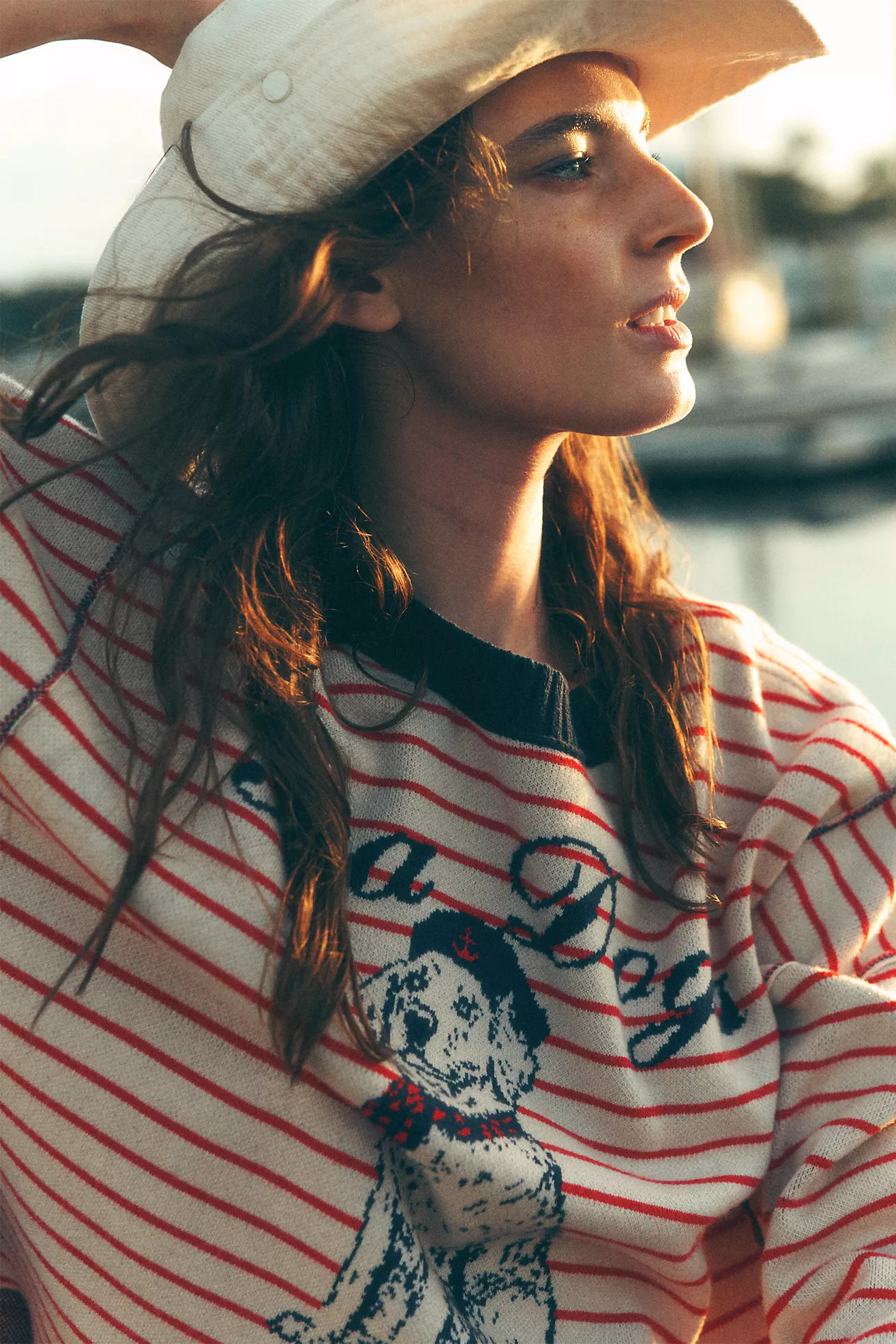 Maeve Logan Long-Sleeve Crew-Neck Pullover | Anthropologie (US)