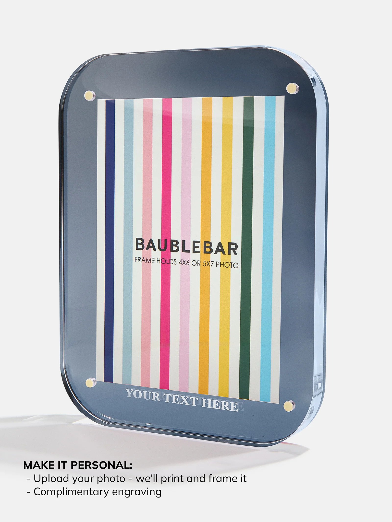 Picture Perfect Vertical Acrylic Frame - Rectangle Shape | BaubleBar