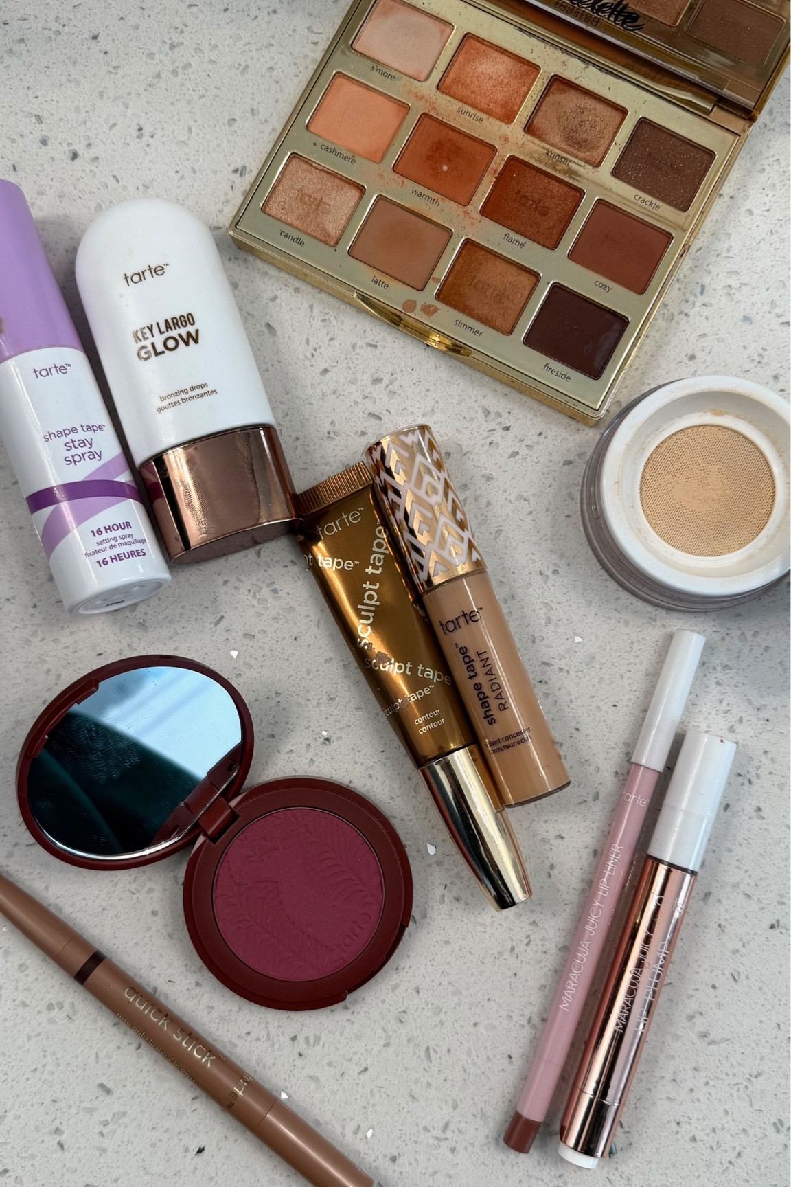 Tarte is 40% OFF for Cyber Monday + up to 80% OFF palettes with code NENA40! 

Shades listed below 👇🏽

Sculpt Tape- Medium Cool Bronze 
Powder blush- Honeysuckle 
Concealer- 34S 
Lip Liner- Nude 
Lip Gloss- peachy beige 
Powder- Yellow 
Bronzing Drops- Bronze Glow
Quick Stick- matte tan/brown

Beauty gifts
Gifts for her
Gift ideas for her
Gift guide
Makeup gifts  

#LTKGiftGuide #LTKStyleTip #LTKCyberWeek