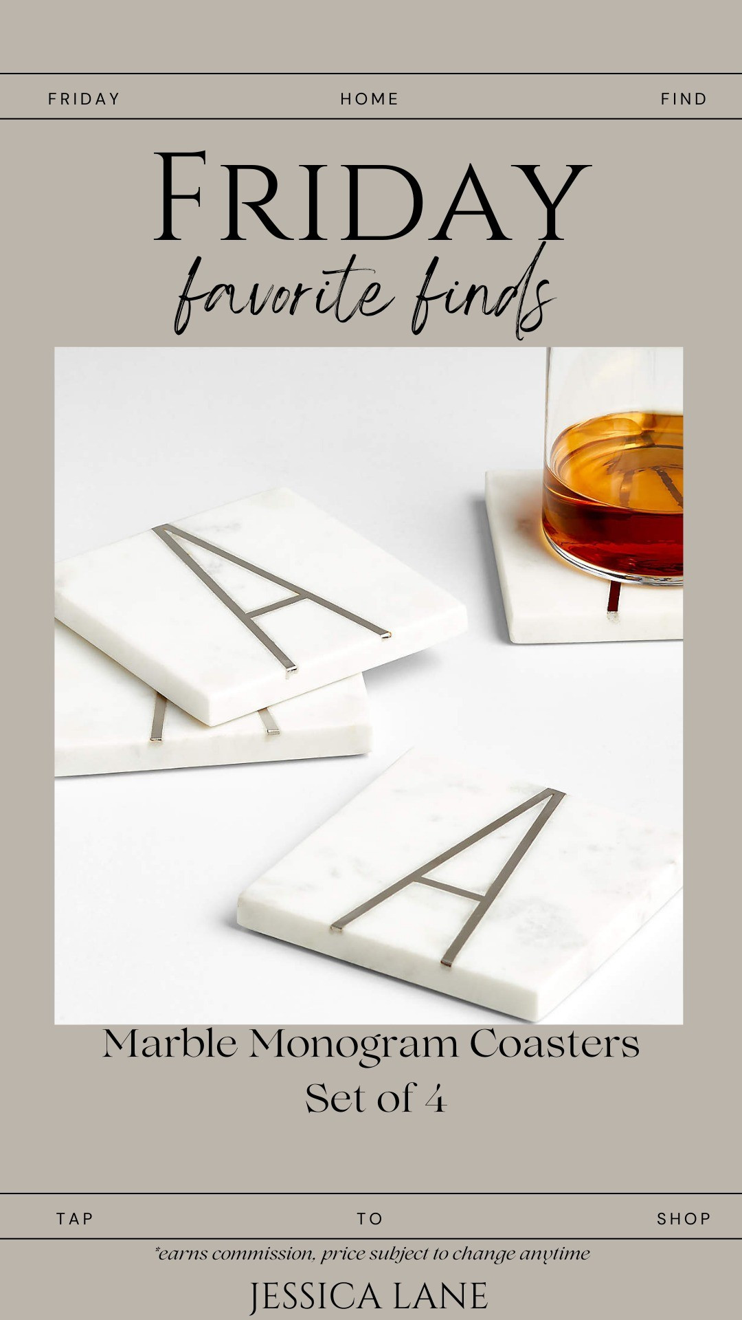 Elevated entertaining made easy ✨ Personalized marble coasters that protect surfaces and look beautiful doing it.#HostingEssentials #HomeEntertaining #LTKFinds

#LTKHoliday #LTKGiftGuide #LTKHome