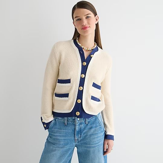 Textured bouclé lady jacket | J.Crew US