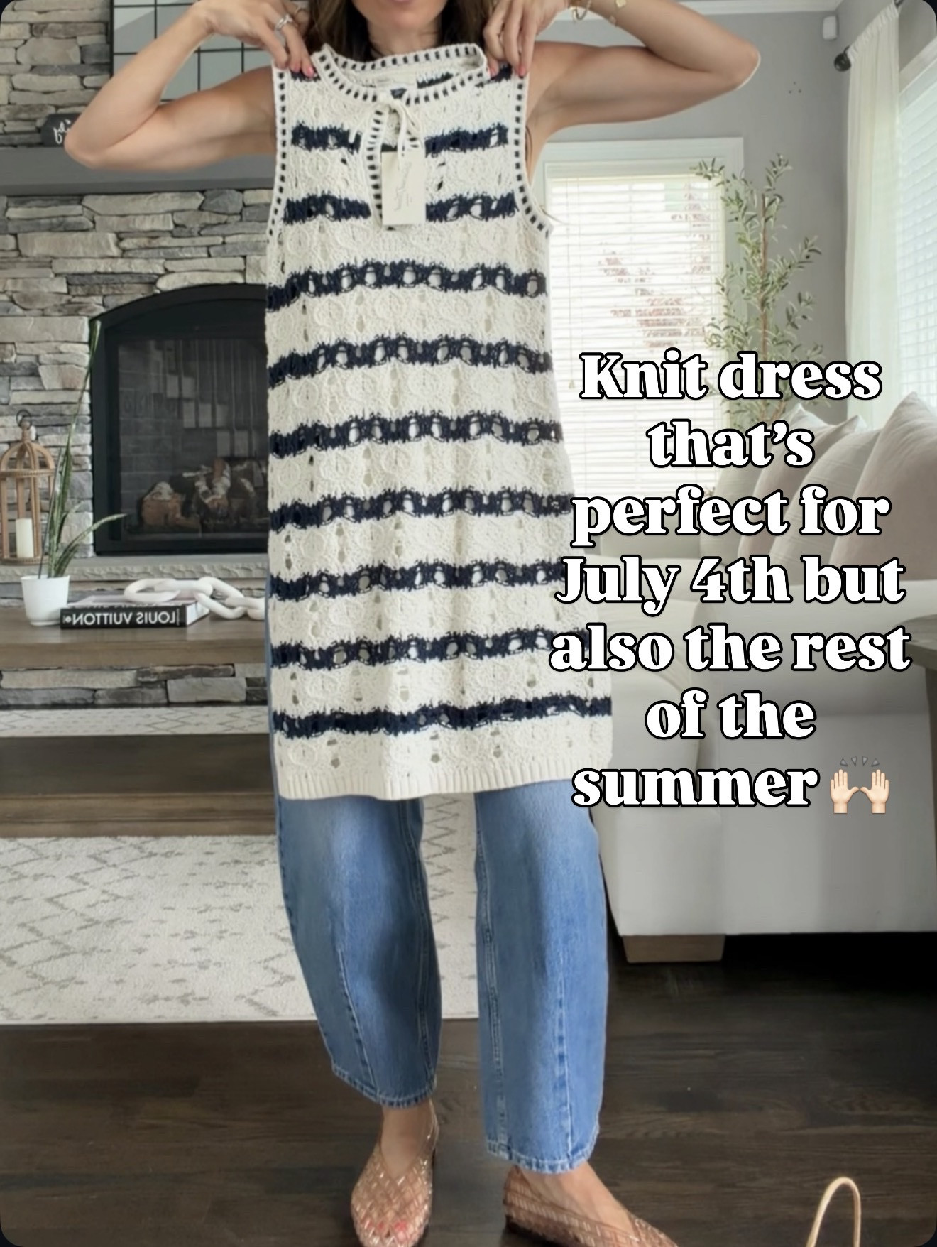 This knit dress is perfect for the 4th of July… but you’ll be wearing it all summer long. 🇺🇸✨ wearing size xs

#LTKootd #LTKmomlife #LTKSeasonal