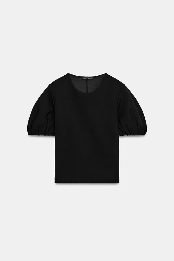 PUFF SLEEVE TOP | Zara UK