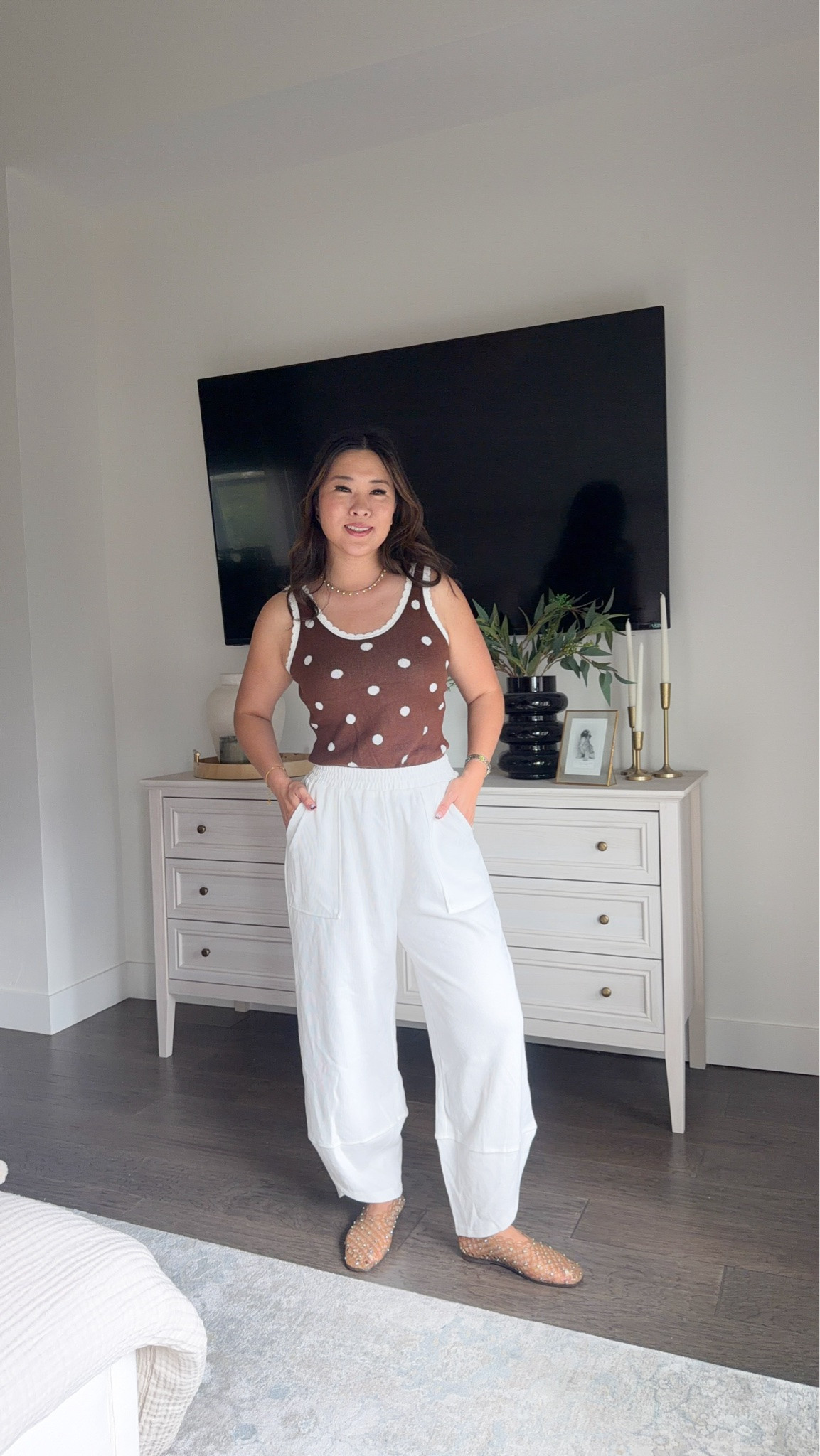 Amazon Unboxing - Summer to Fall outfits Polka Dot Tank: Medium White Knit Tank: Small Burgundy Pant: Medium Denim Set: Medium Striped Tank: Medium Leopard Pants: Medium Striped Dress: Small Gingham Skirt Set: Medium Pink Denim Jeans: Medium Brown Knit Striped Set: Medium Polka Dot Skirt: Medium Casual Striped Set: Medium Jackets: Medium

#LTKootd #LTKSeasonal #LTKOver40
