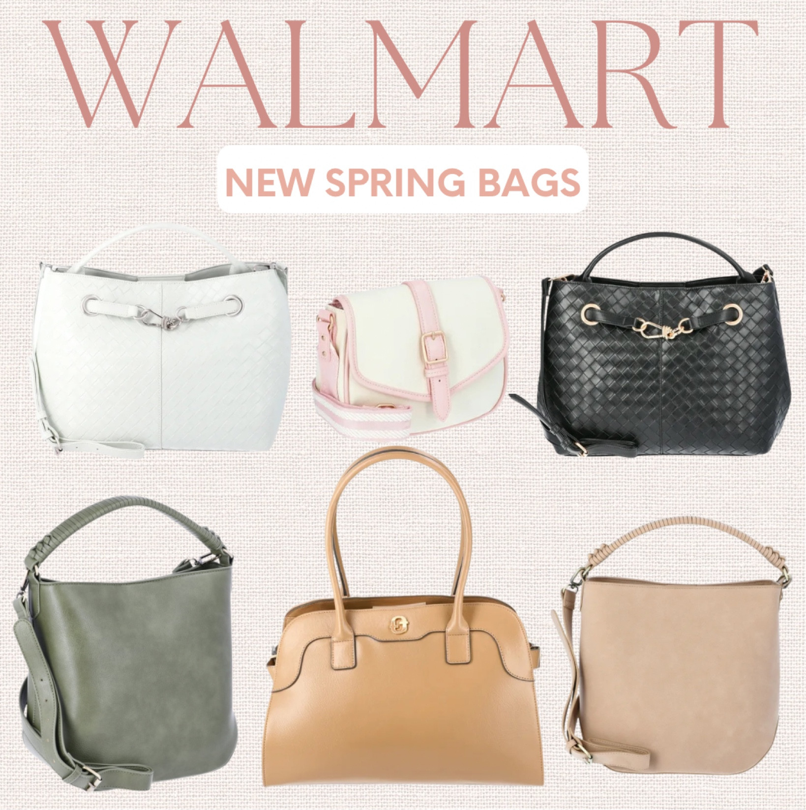 New bags for spring from Walmart!  #walmartfashion #walmartstyle #walmartfinds #walmartfavorites #bags #tote #totebag #springstyle #springfashion #springbags #summer #summerfashion #beach #pool #timeandtru #noboundaries #travel #travelessentials

#LTKItBag #LTKSeasonal #LTKFindsUnder50