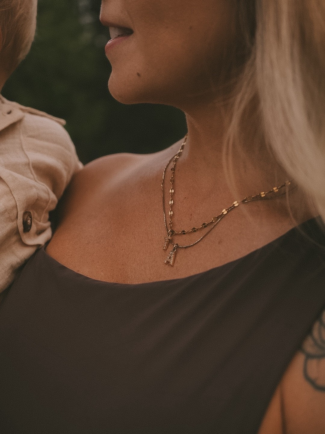 Initial necklaces and brown tank! Wearing top in size small! 

#LTKU #LTKStyleTip #LTKFindsUnder50