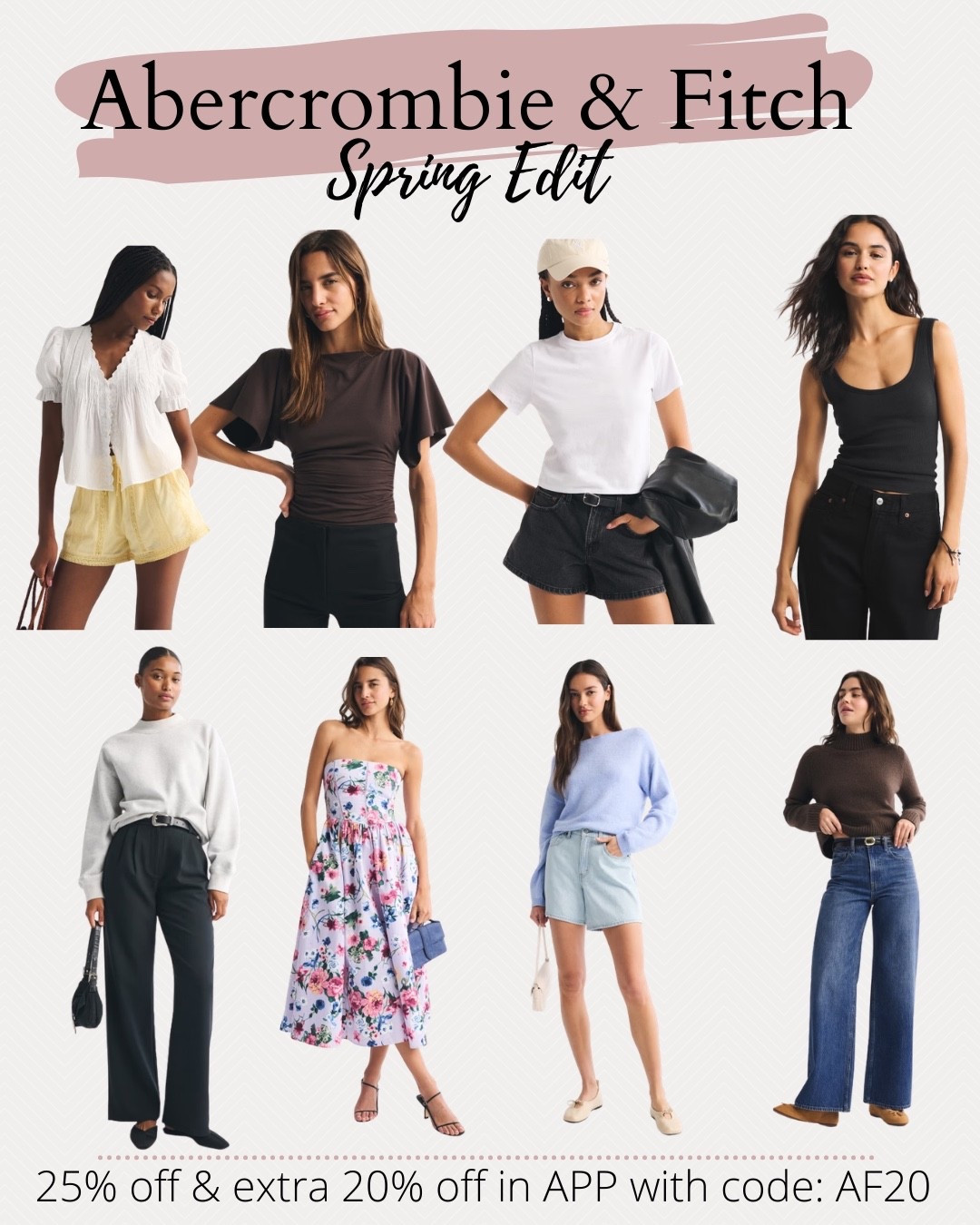 #abercrombie #a&f #abercrombie&fitch #springedit #sale #springdress #shorts #tanks #jeans #highrise 

#LTKSeasonal #LTKSaleAlert #LTKSpringSale
