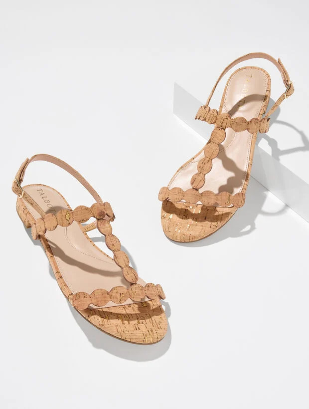 Keri Dot Cork Sandals | Talbots