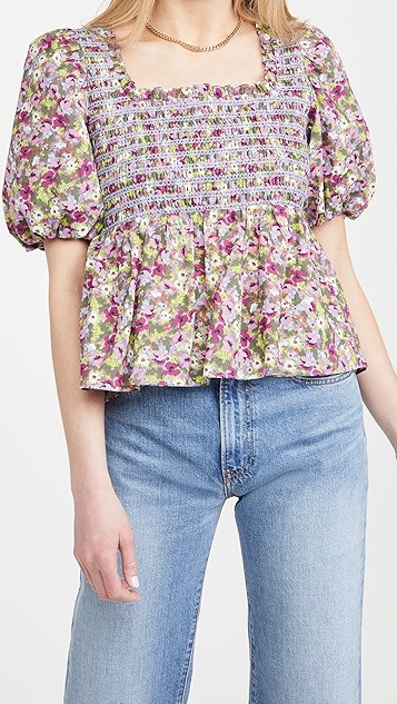 Floral Smocked Top | Shopbop