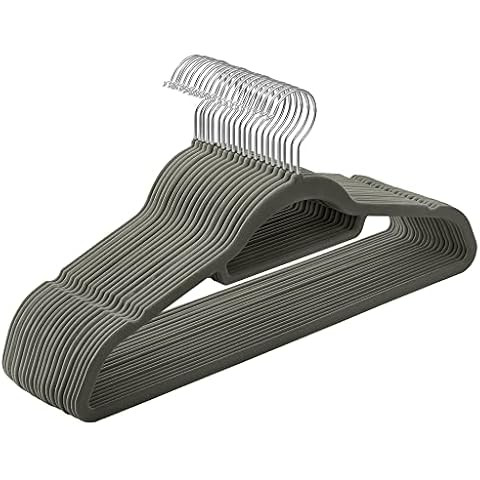 Utopia Home 50 Velvet Suit Hangers - Heavy Duty Velvet Clothes Hangers - Premium Non-Slip Hangers... | Amazon (UK)