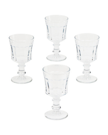 Made In France 4pk Jacques Wine Glasses | TJ Maxx