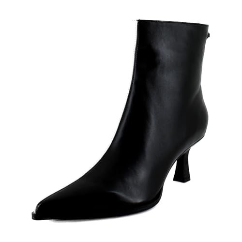 Circus NY by Sam Edelman Women's Yuki Ankle Boot, Black/Vanilla Bean, 8 | Amazon (US)