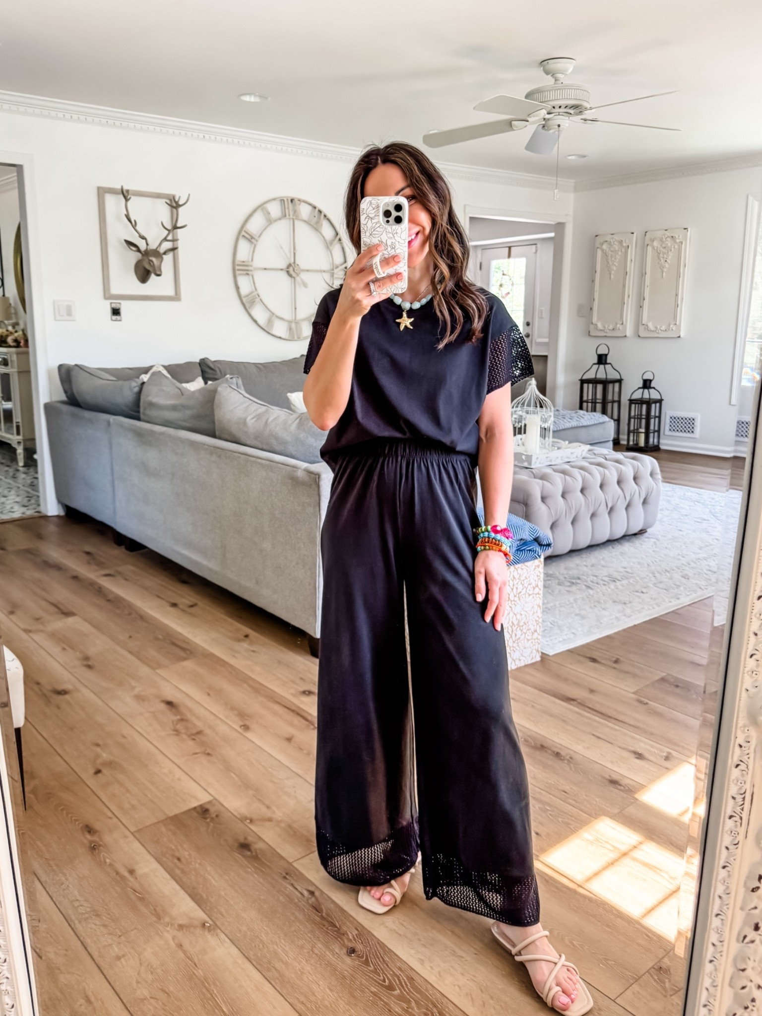 Small top. Small black pants.

#LTKOver40 #LTKPetite