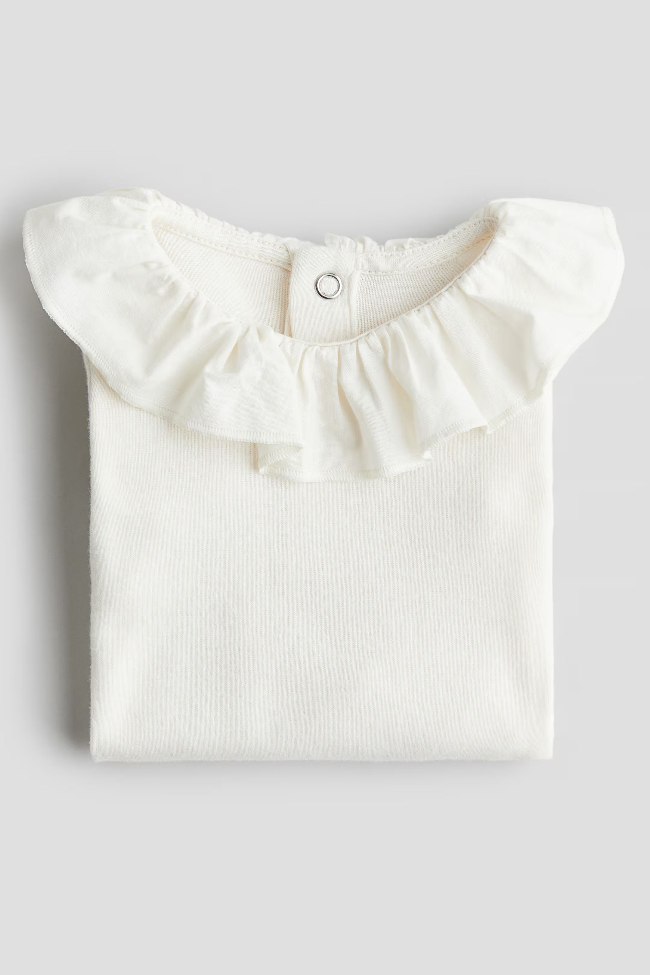 Bodysuit with Ruffle Collar | H&M (US + CA)