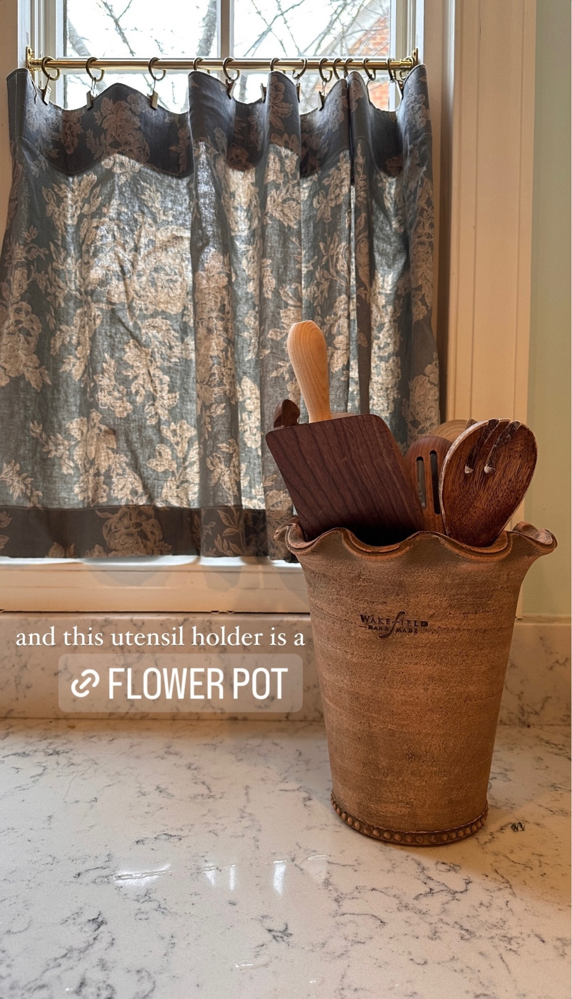 Flower pot that I’m using as a utensil holder 

#LTKhome