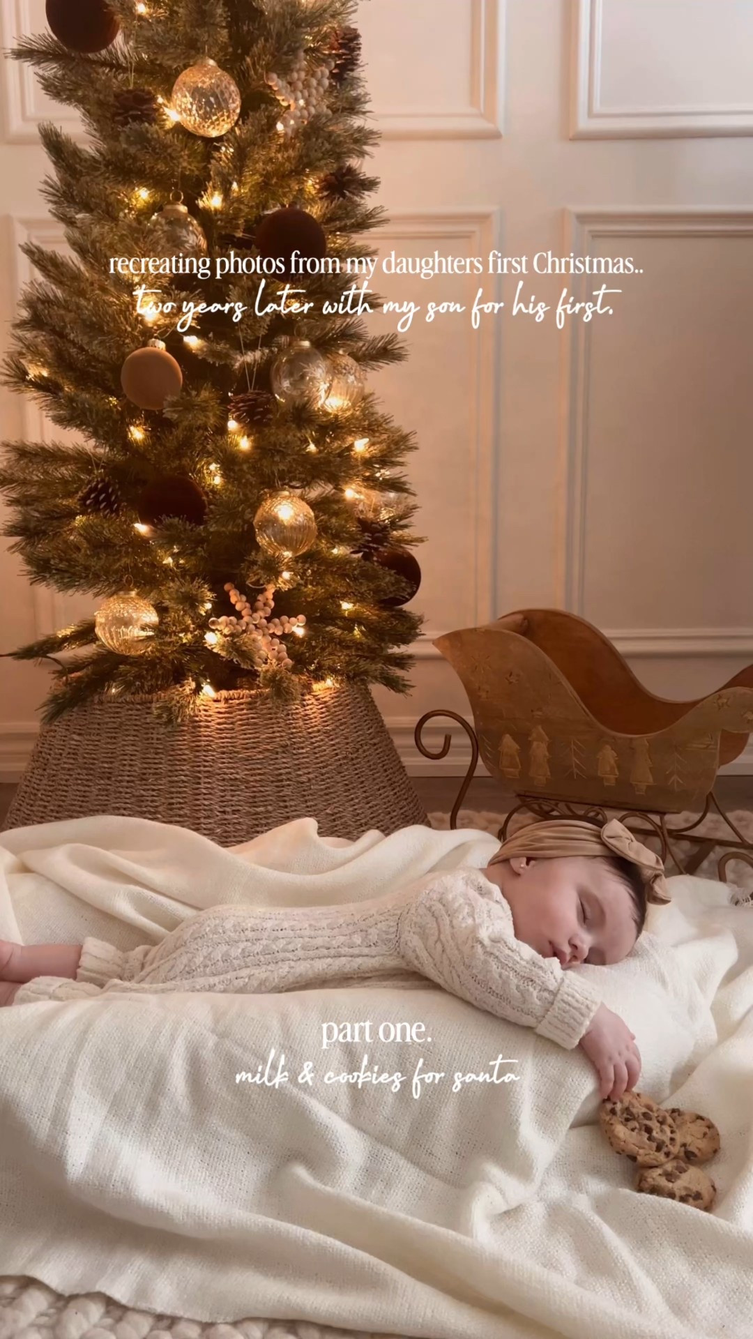 Recreating the magic of our babies first Christmas ✨