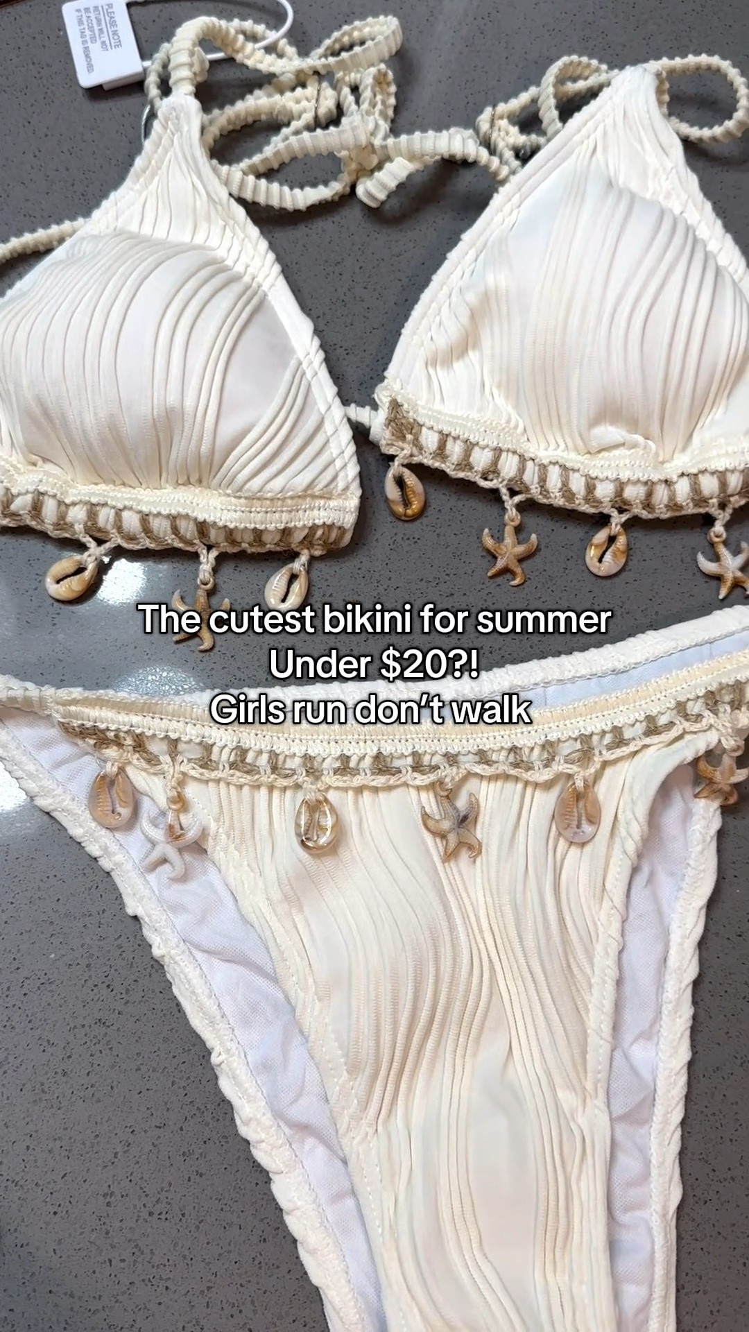 The cutest shell bikini for summer! Under $20 right now Girls run don’t walk! It comes in multiple colors too

#LTKootd #LTKgrwm #LTKSwim