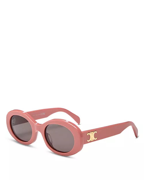 Triomphe Oval Sunglasses, 52mm | Bloomingdale's (US)