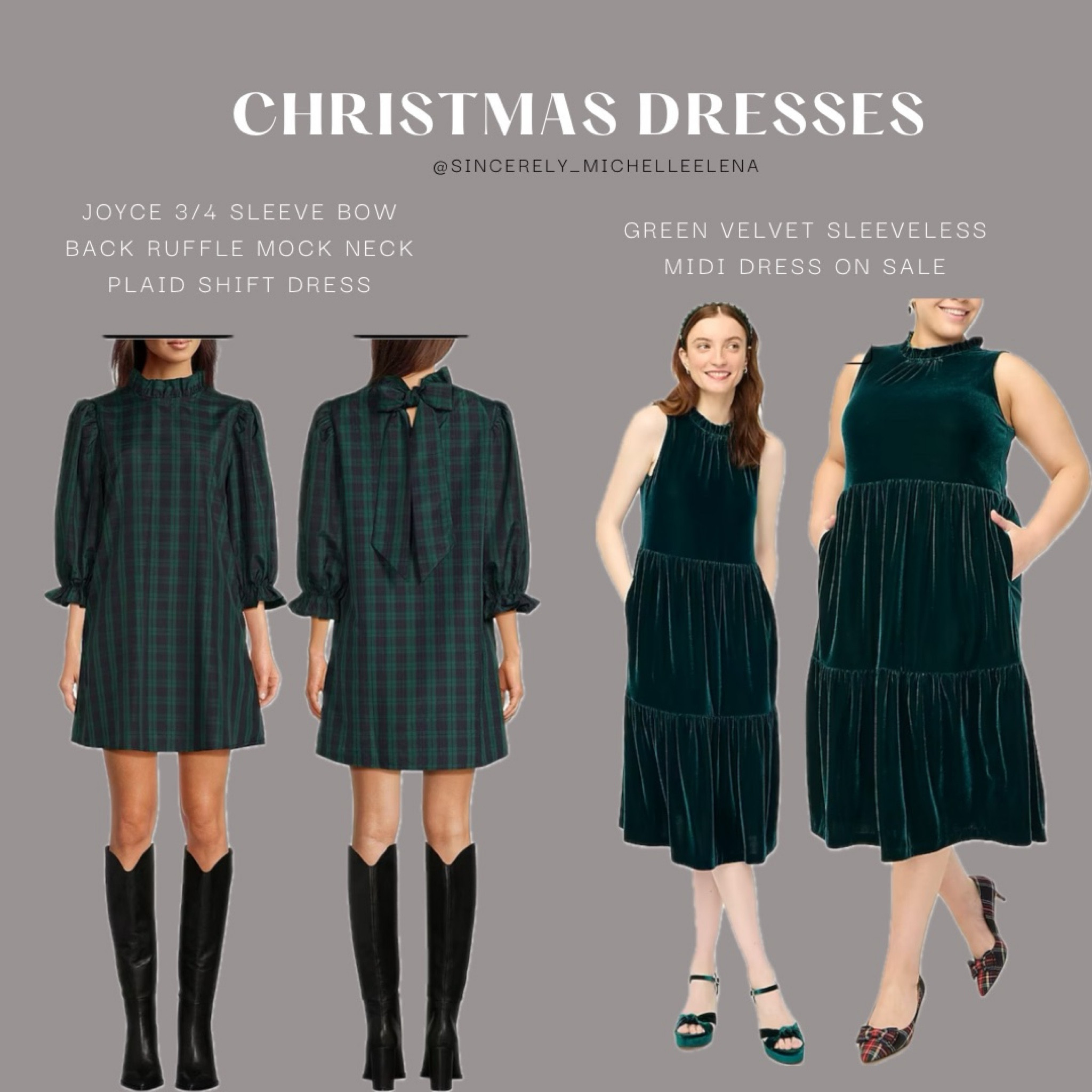 Most beautiful green Christmas dresses 😍 👗 

#LTKGiftGuide #LTKHoliday #LTKSeasonal