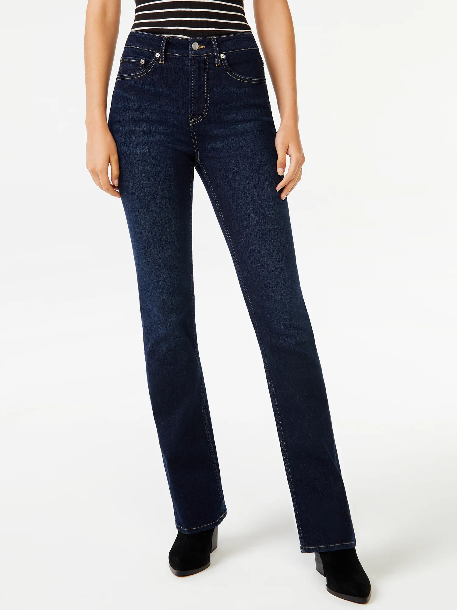 Free Assembly Women's High Rise Bootcut Jeans | Walmart (US)
