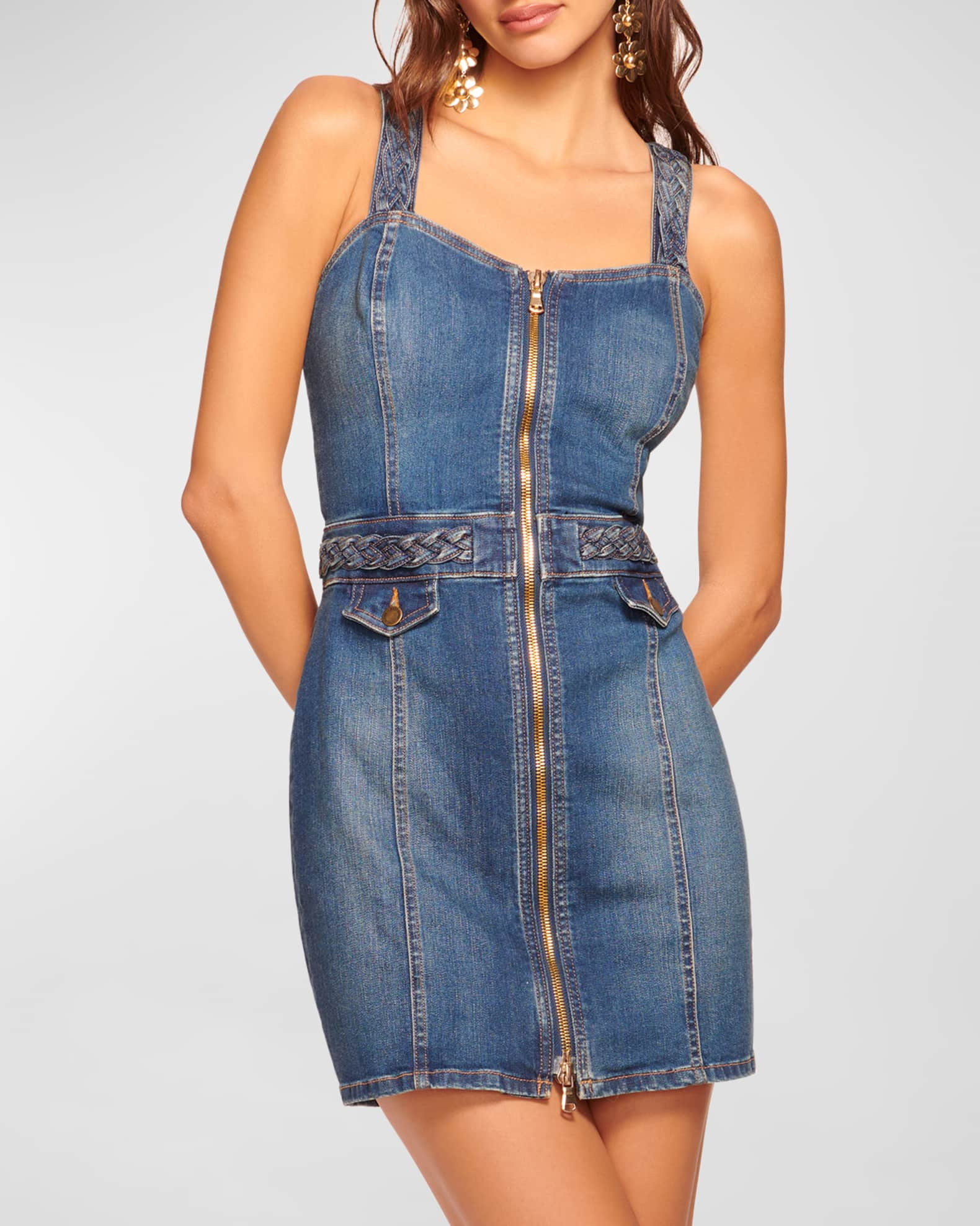 Mack Denim Mini Dress | Neiman Marcus