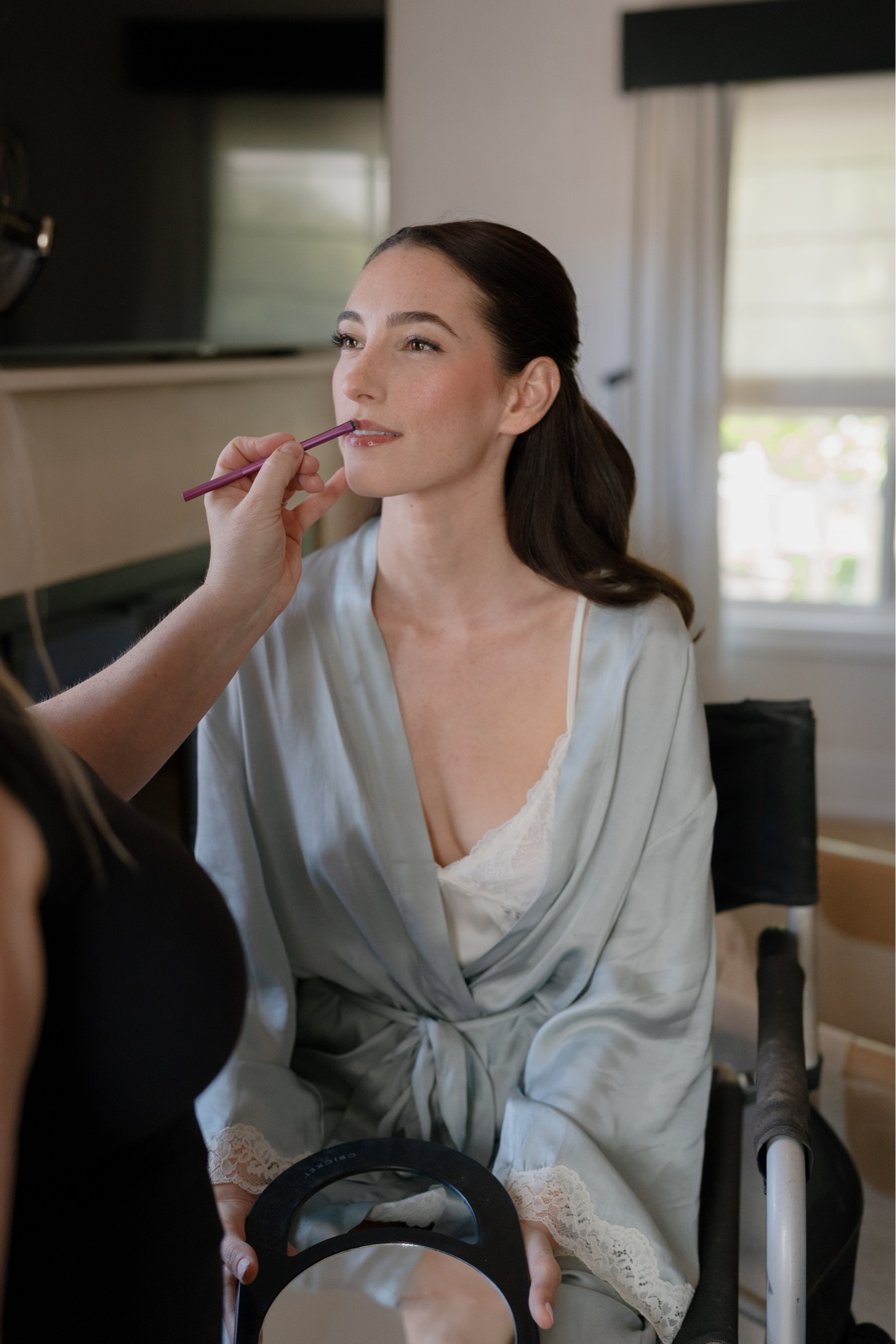 wedding getting ready outfit as my something blue 🩵

#LTKbeauty #LTKwedding