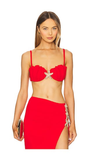 Isolde Top in Red | Revolve Clothing (Global)