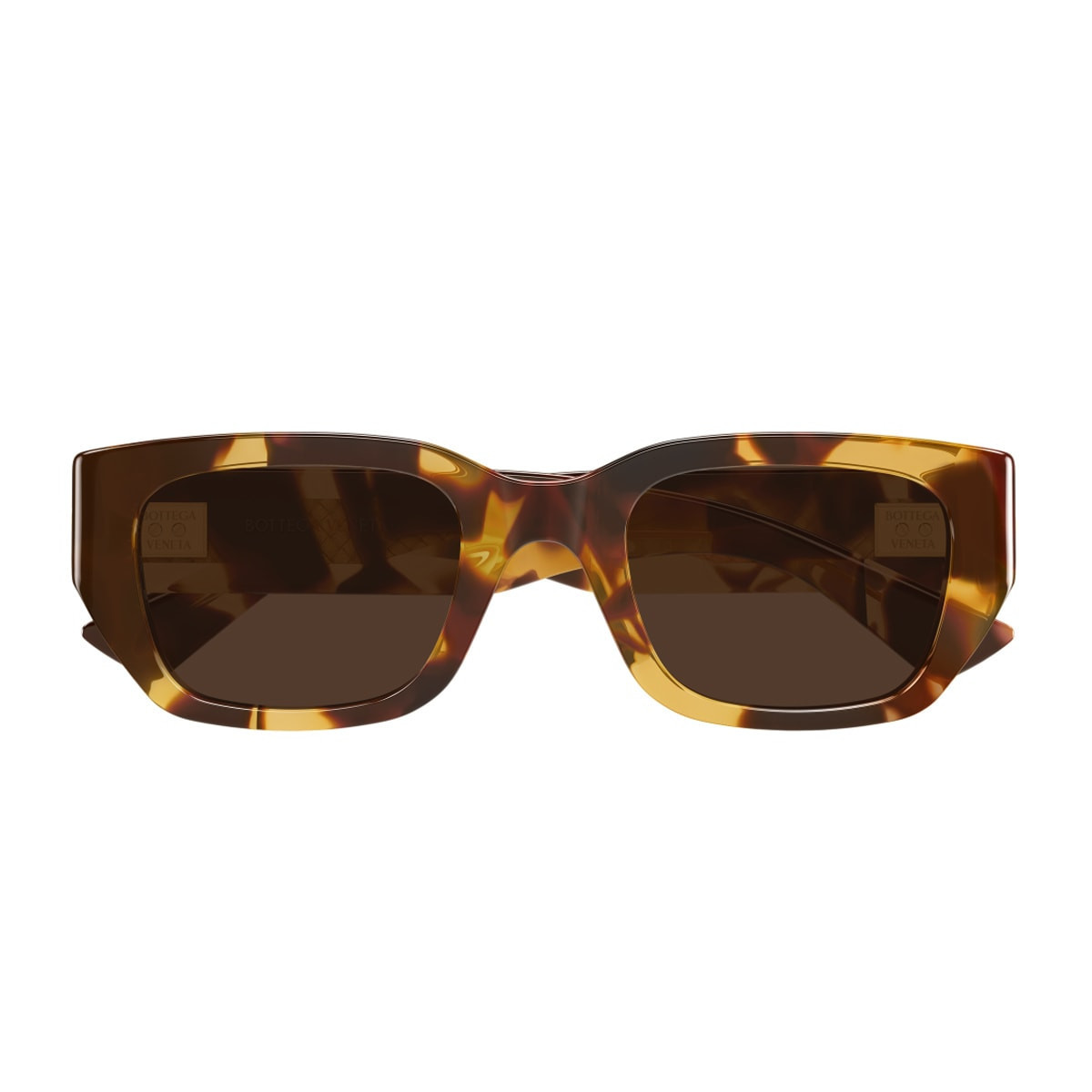 Bottega Veneta Eyewear Bottega Veneta Bv1400s Linea Intrecciato 002 Havana Brown Sunglasses | Italist.com US