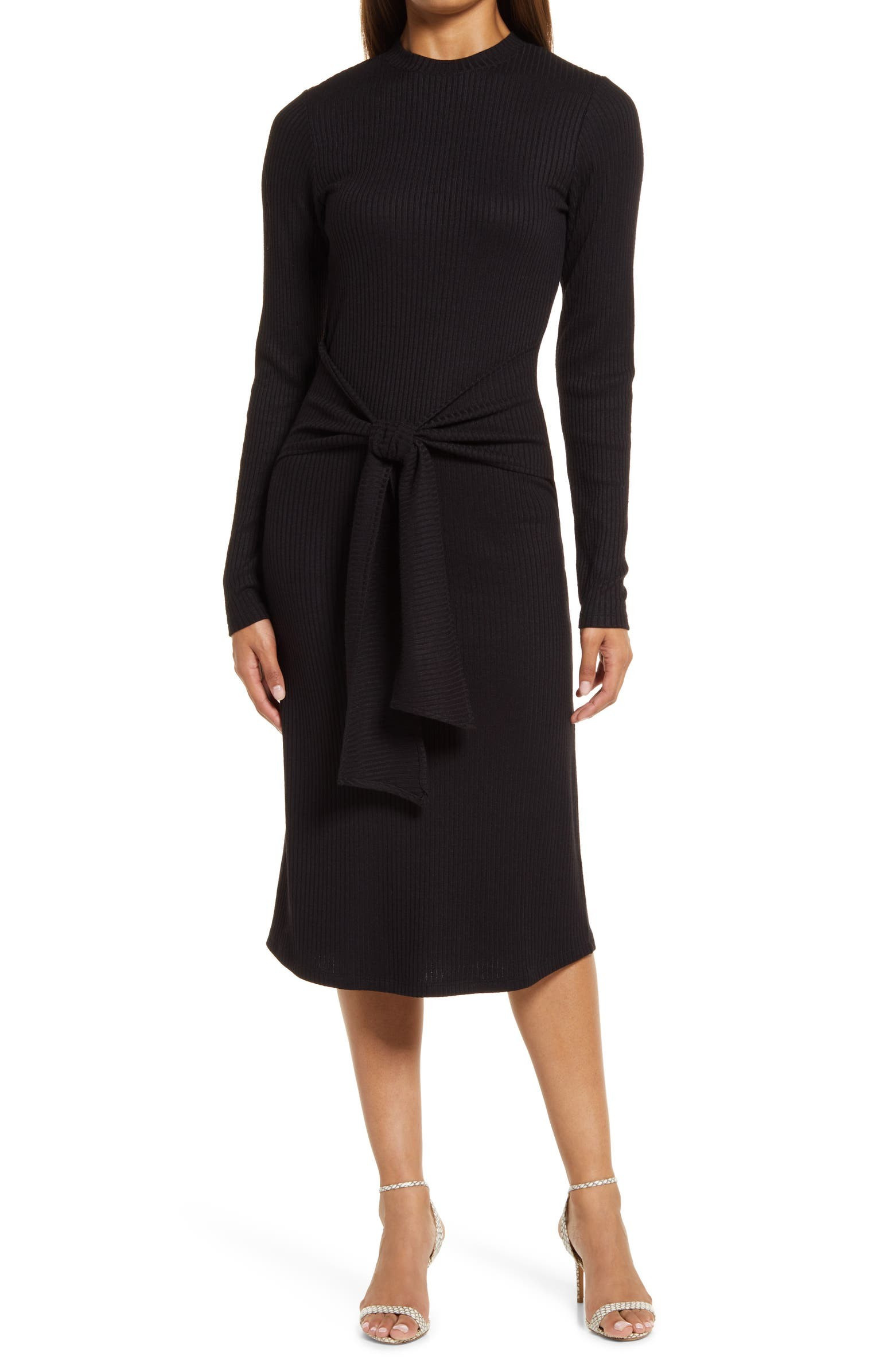 Long Sleeve Rib Sweater Dress | Nordstrom Canada
