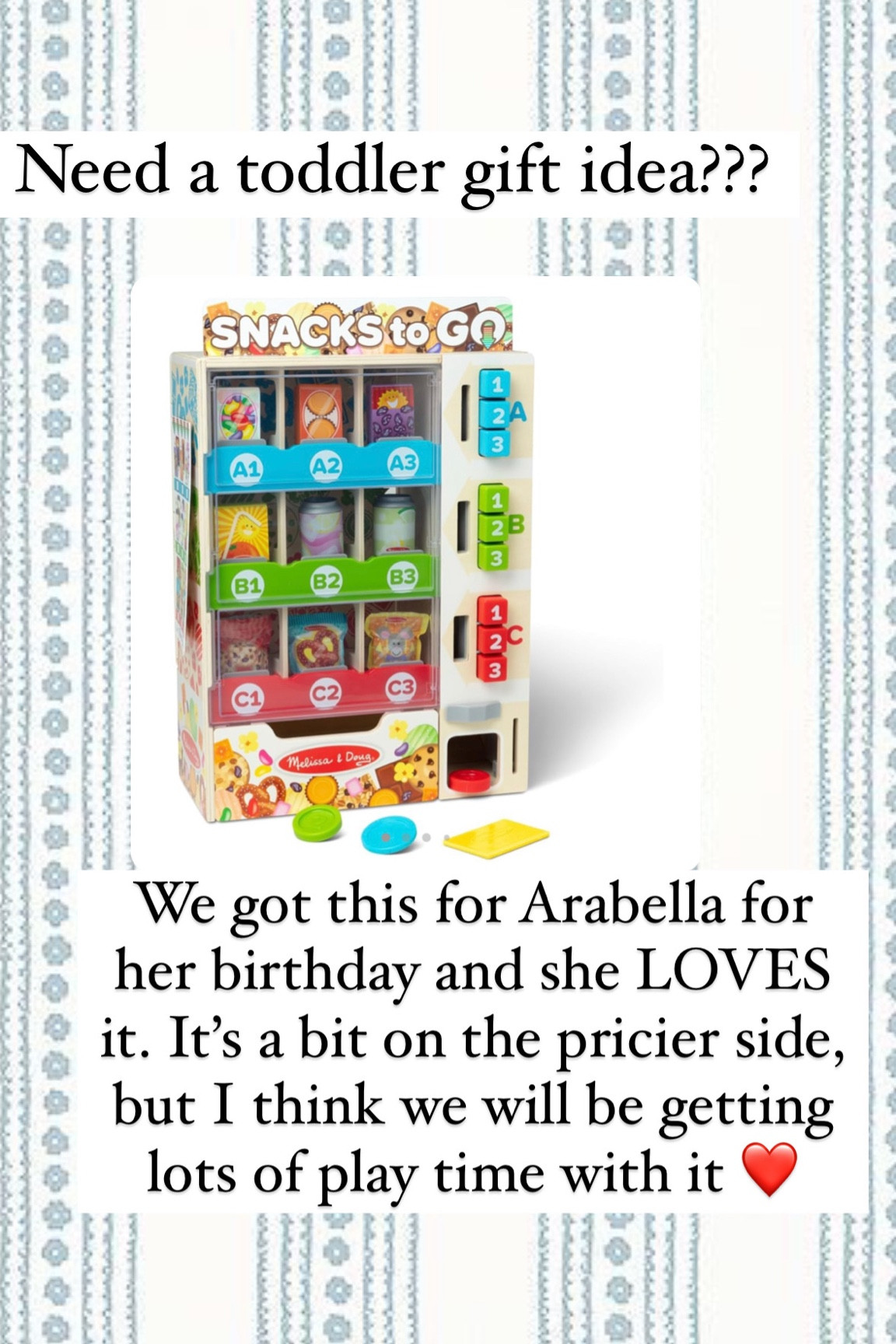 Great toddler gift idea! It’s a bit on the pricier side, but given all the play time we have seen with it, I think it will be worth it! 

Toddler toys / kid toys / children gifts / kid gifts 

#LTKFamily #LTKKids #LTKFindsUnder100