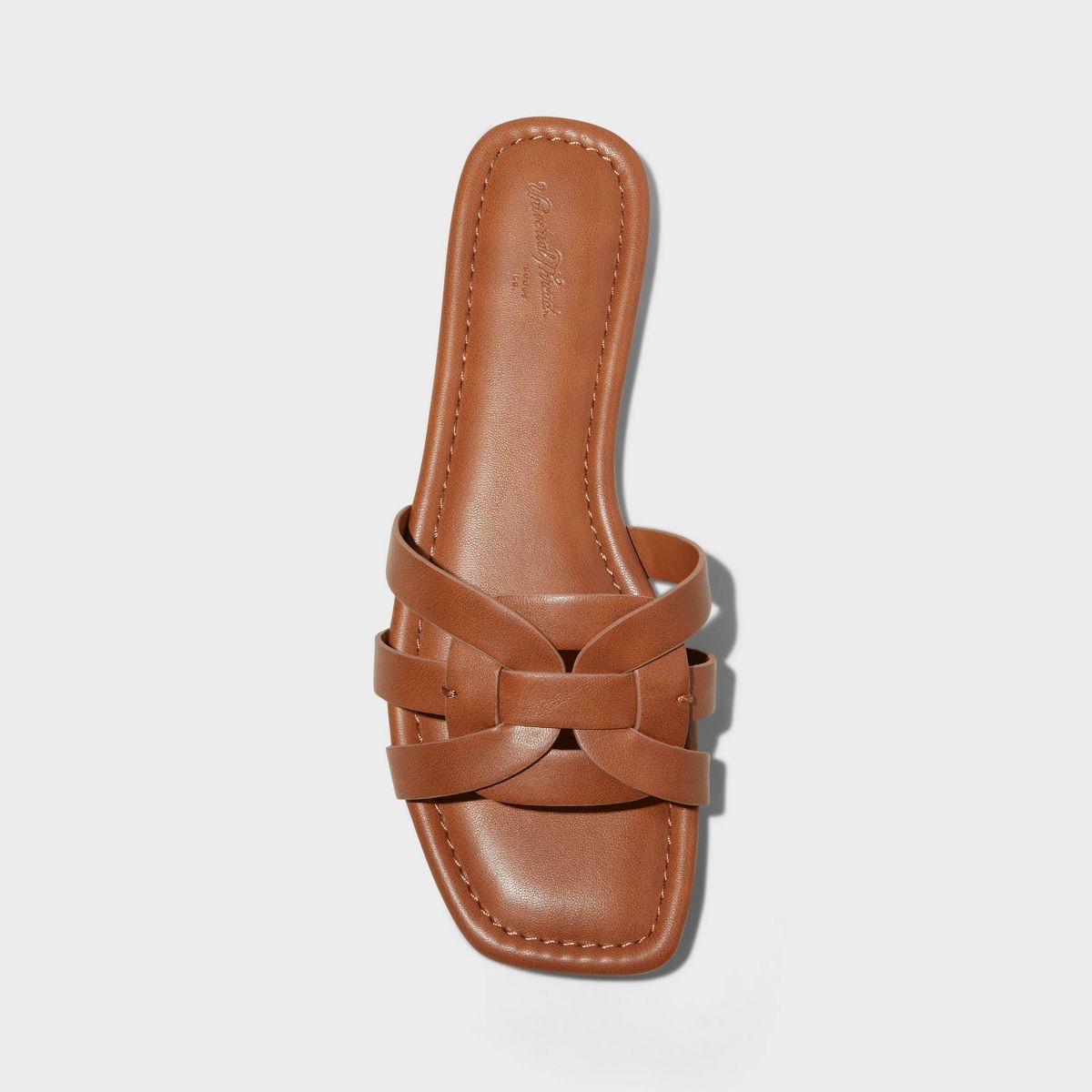 Women's Edna Slide Sandals - Universal Thread™ Cognac 6 | Target