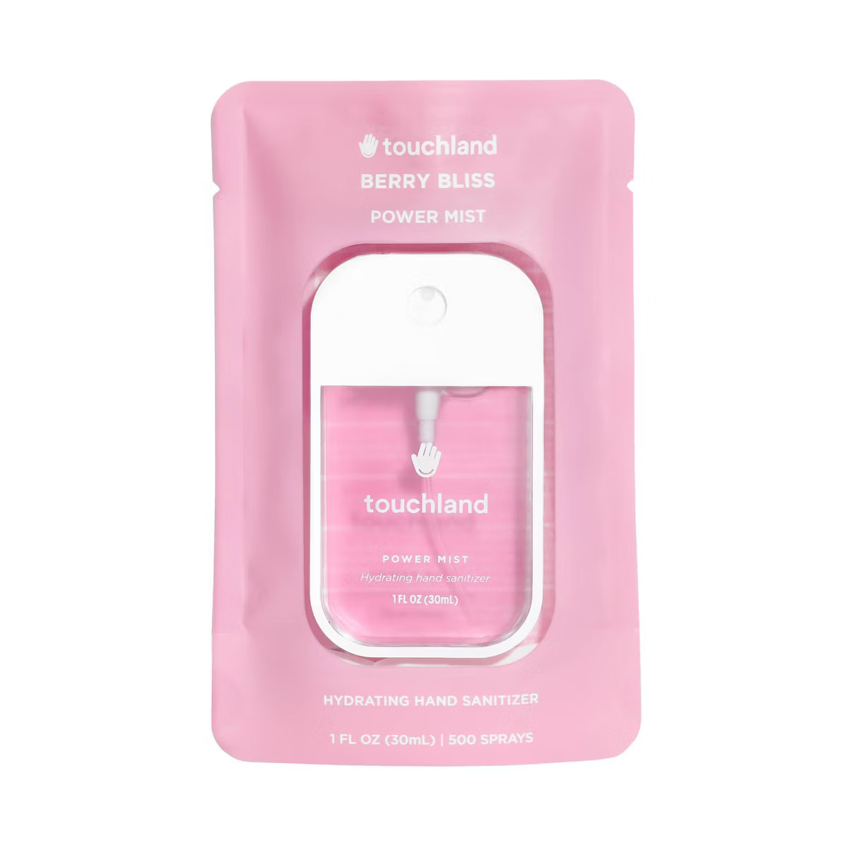 Touchland Power Mist Hydrating Hand Sanitizer - Berry Bliss - Trial Size - 1 fl oz/500 sprays | Target