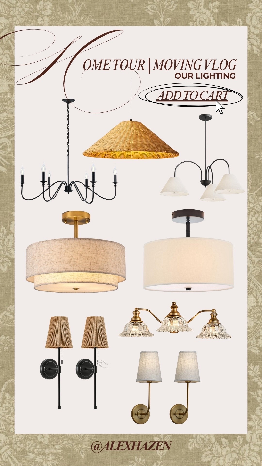 from my home tour / moving vlog : our lighting !! 💡 

#LTKHome #LTKStyleTip