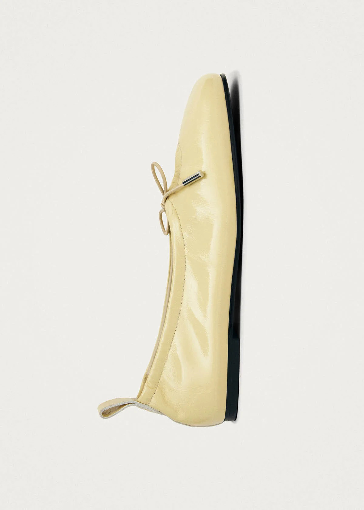 Rosalind Patent Vanilla Leather Ballet Flats | ALOHAS (Global)