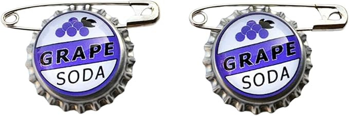 COLIBROX Set of 2 Replica ELLIE BADGE GRAPE SODA BOTTLECAP PIN! "UP" & Sticker Gift Bags Broach C... | Amazon (US)