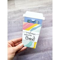 Coffee Cup Gift Card Holder, Welcome Back To The Grind, With Teacher Gift, To School | Etsy (US)