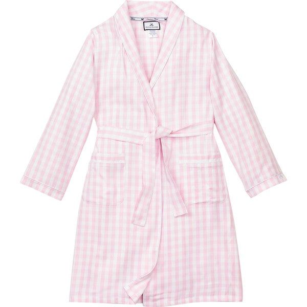 Pink Gingham Robe | Maisonette