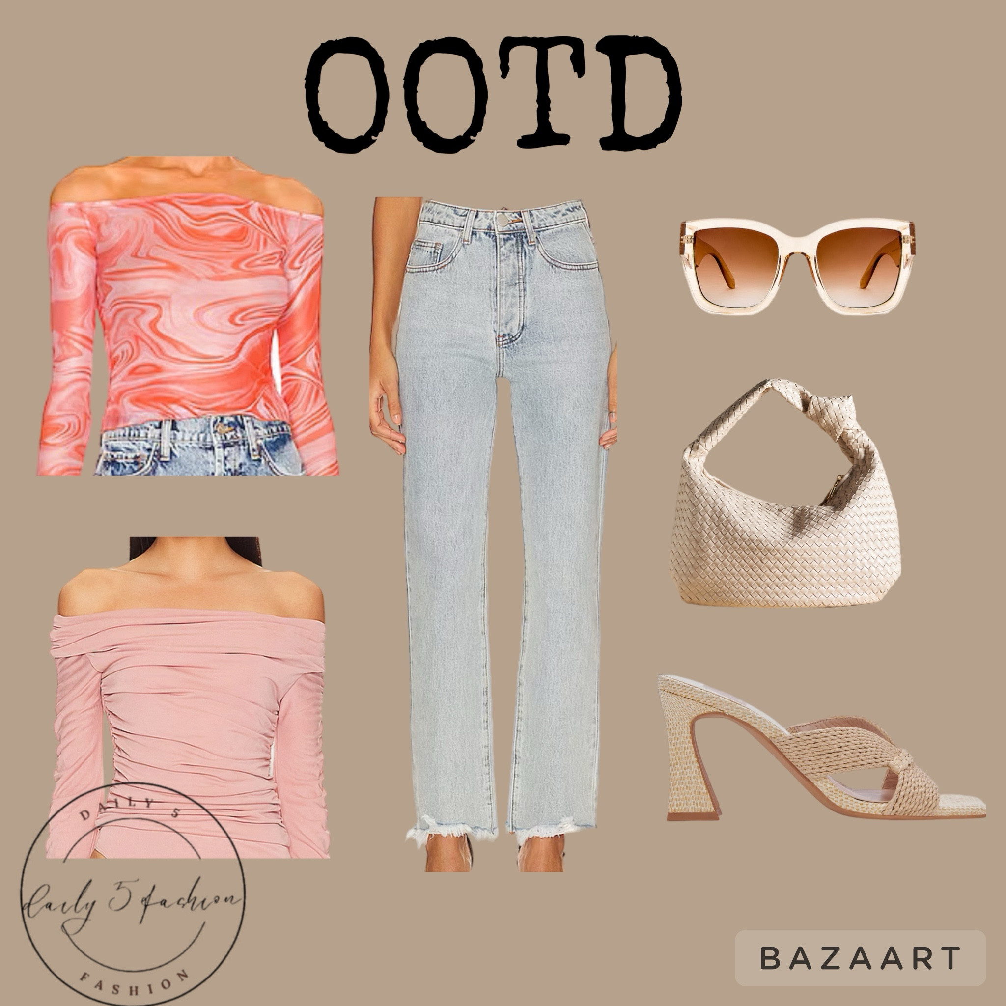 These off the shoulder tops are the perfect look for spring!! And the colors!! I have and love these jeans! They are under $100! These natural sandals will literally go with everything ! 🛍️🛍️🛍️

#LTKSpringSale #LTKfindsunder100 #LTKstyletip