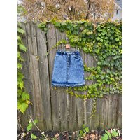 Vintage 80's Sloane Sport Acid Wash Denim Jean Skirt Size 0 | Etsy (US)