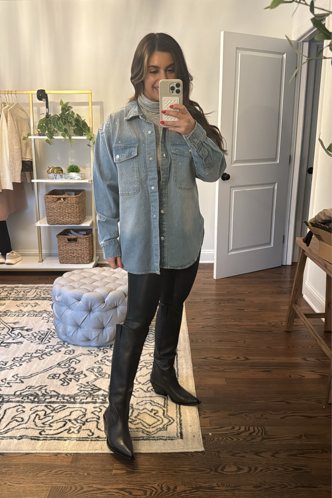 On sale!!!! Shacket on sale $28 and top on sale for $15!