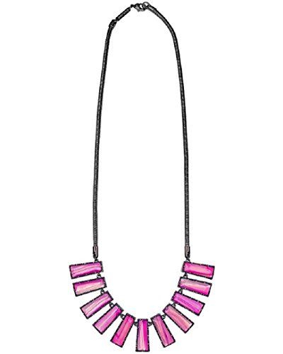 Kendra Scott Angelina Pink Agate Bib Necklace | Amazon (US)