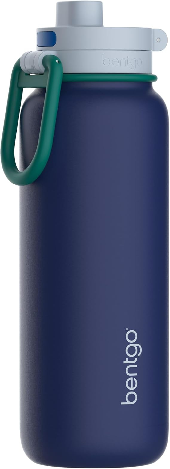 Bentgo Flip 2-in-1 Straw & Chug Leak-Proof Insulated Water Bottle, 24 fl oz | Amazon (US)